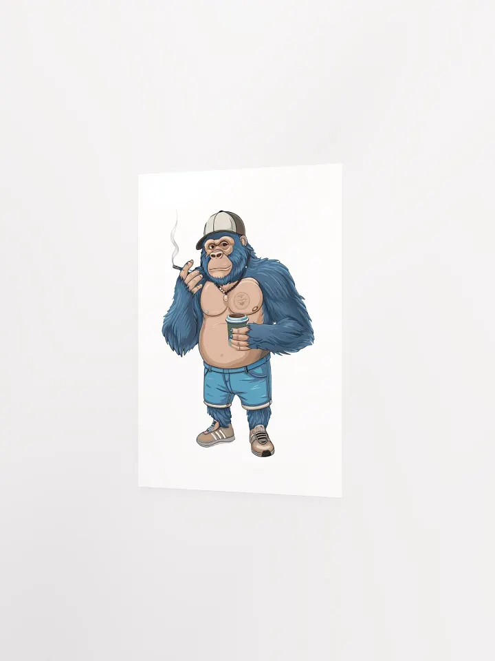 Blue Gorilla Enhanced Matte Paper Poster (in) product image (2)