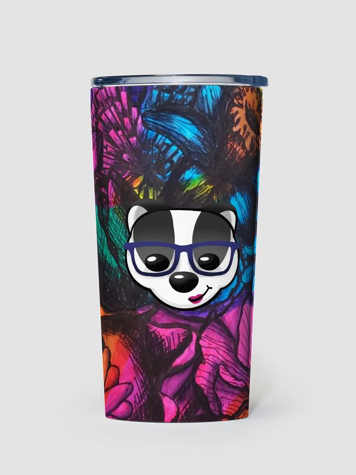 BadgerMakes Tiedye Flower 20oz Tumbler product image (2)