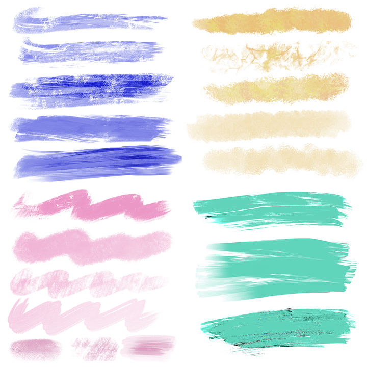 94pk Experimental Paint Brushes for Procreate product image (1)