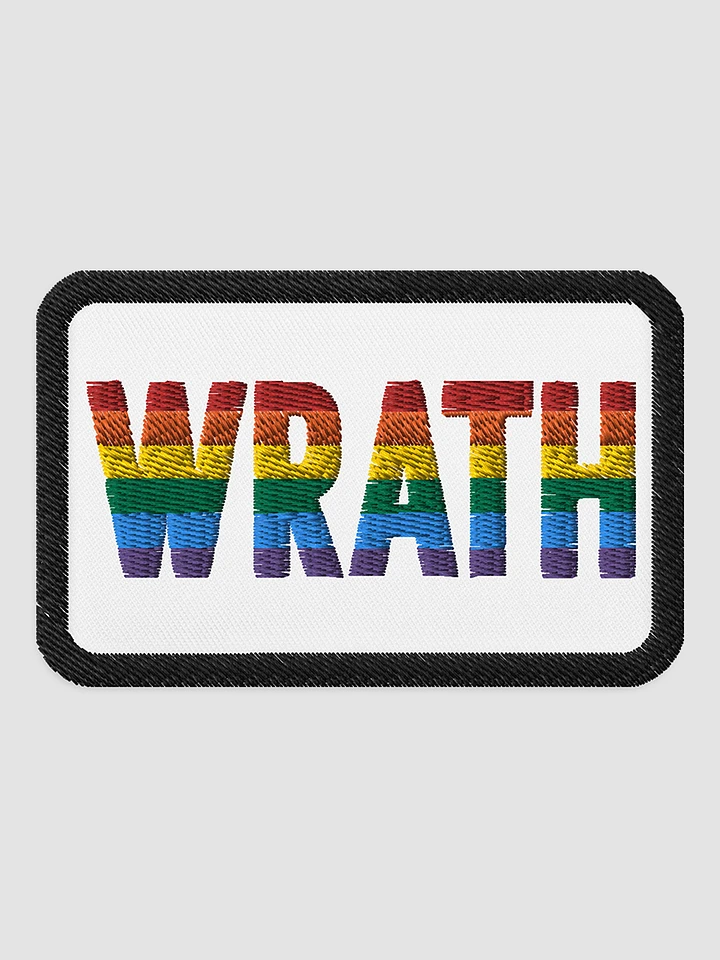 WRATH Pride 4 inch rectangle patch product image (1)