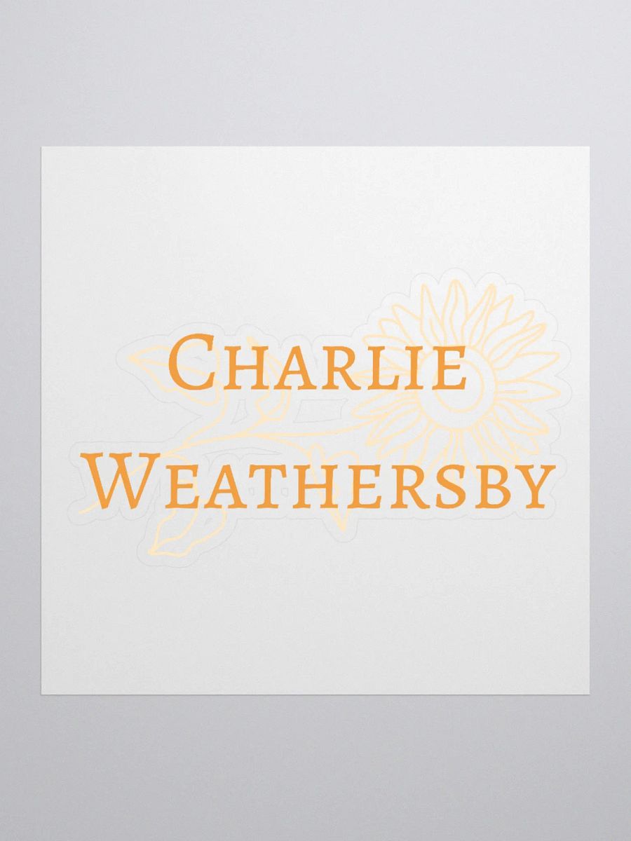 The Charlie Weathersby Logo Sticker product image (1)