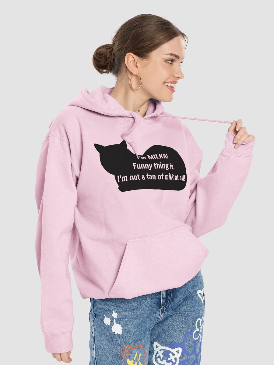 MILKA's Confession Cat Silhouette Hoodie product image (56)