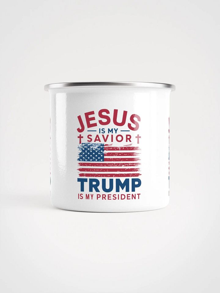 Patriotic Campaign Enamel Mug product image (2)