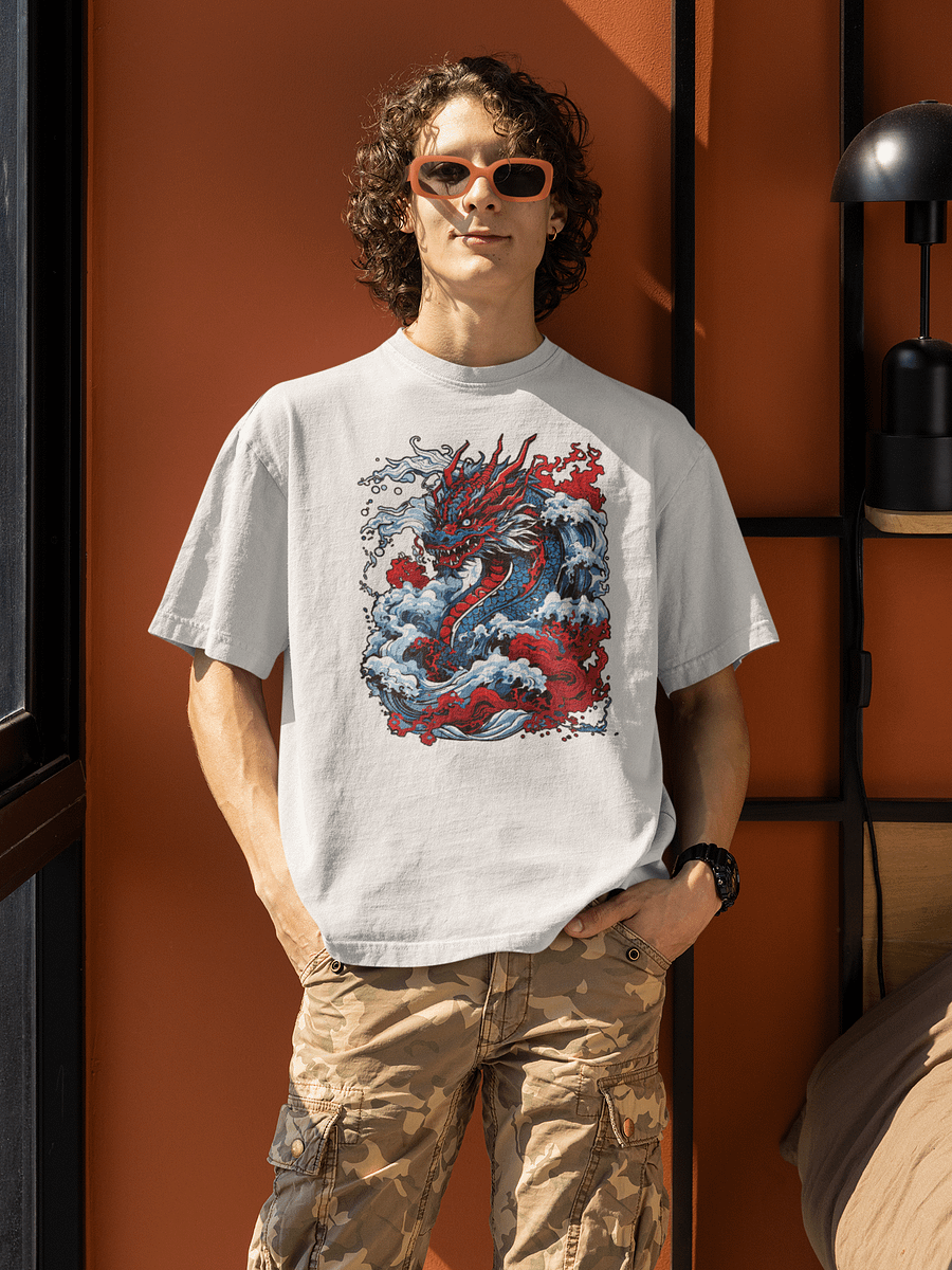 Windfire Dragon Oversized Tee product image (24)