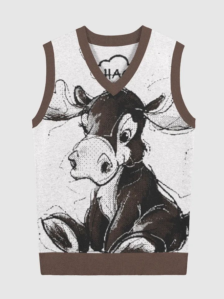 My Moose-Knitted V-Neck Vest product image (1)