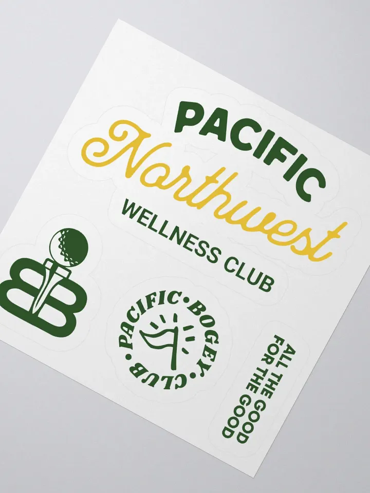 PNW Wellness Club x Billy Bogey Vinyl Sticker product image (4)