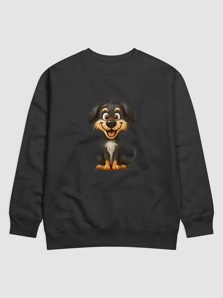 Happy Pup Cartoon Premium Sweatshirt product image (1)