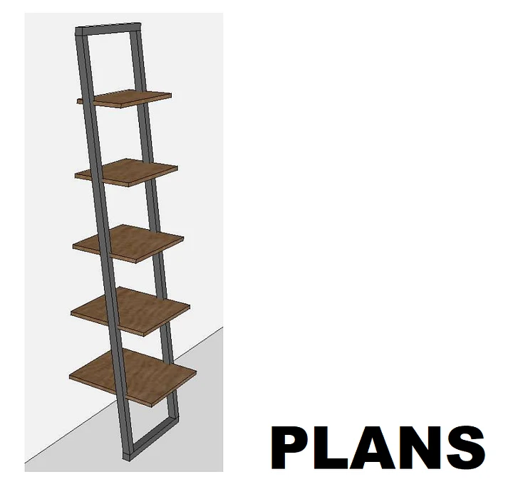Ladder Shelving Unit // Woodworking Plans product image (1)