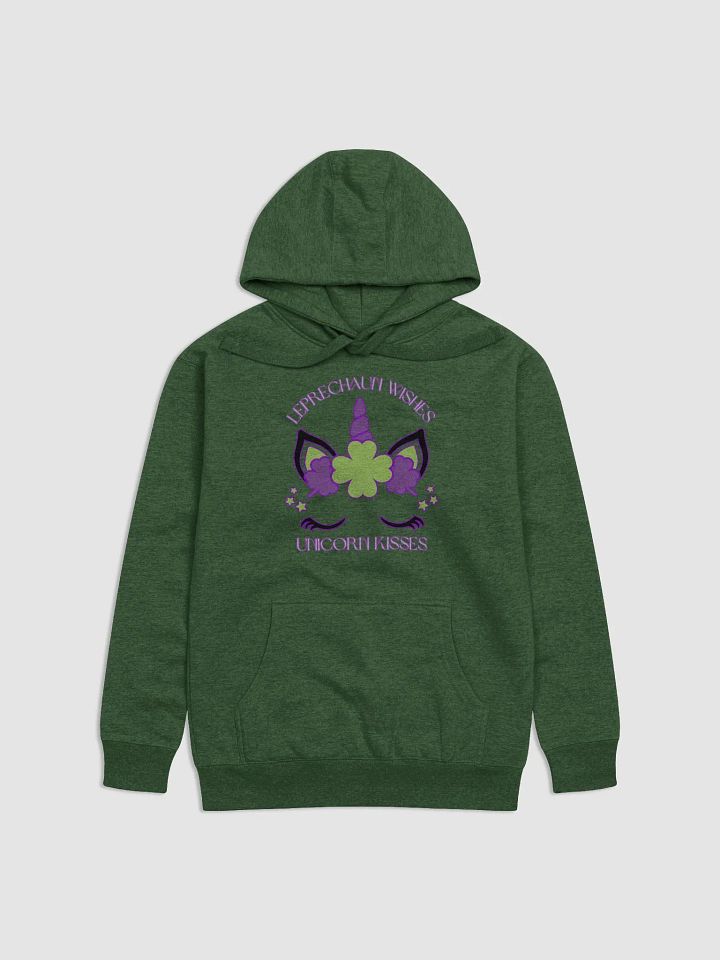 Leprechaun Wishes & Unicorn Kisses Hoodie product image (25)