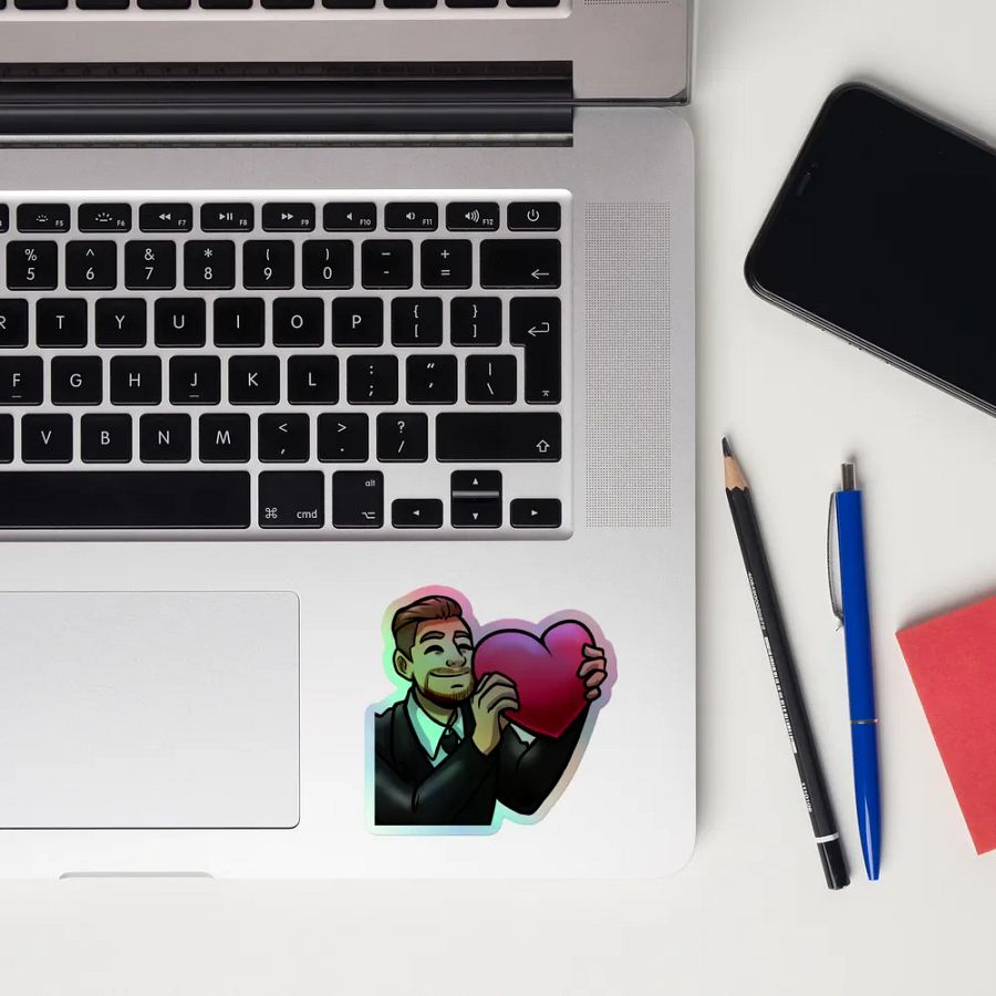 Heartfelt Holographic Love Sticker Set product image (12)