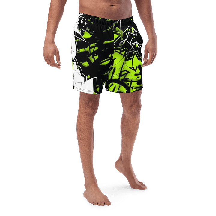 Retro Wave Swim Trunks product image (1)
