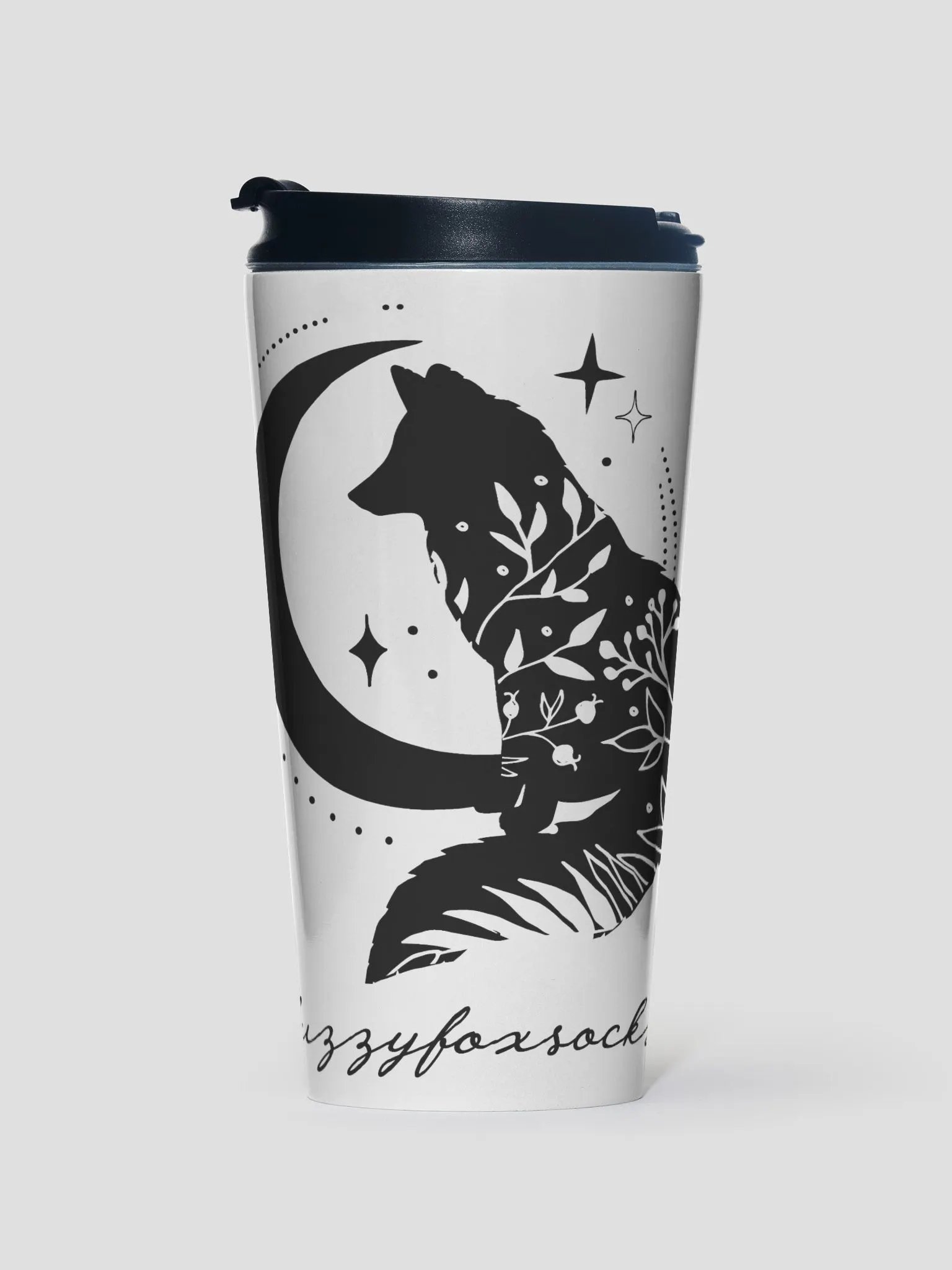moon fox V1 - travel mug product image (1)
