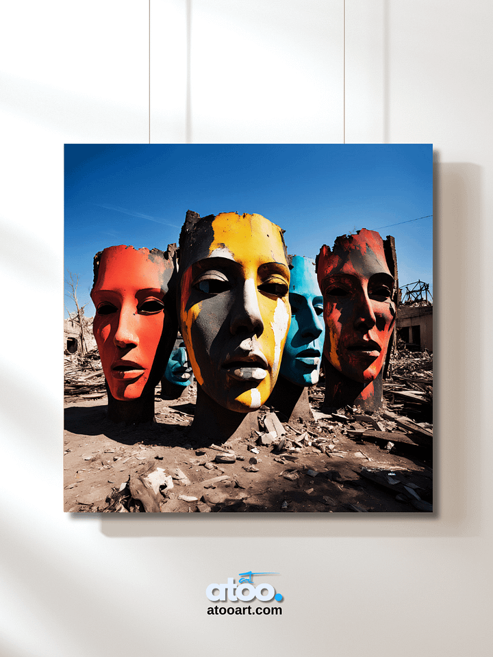 Elegy to Humanity - 6 | Canvas Art Painting product image (2)