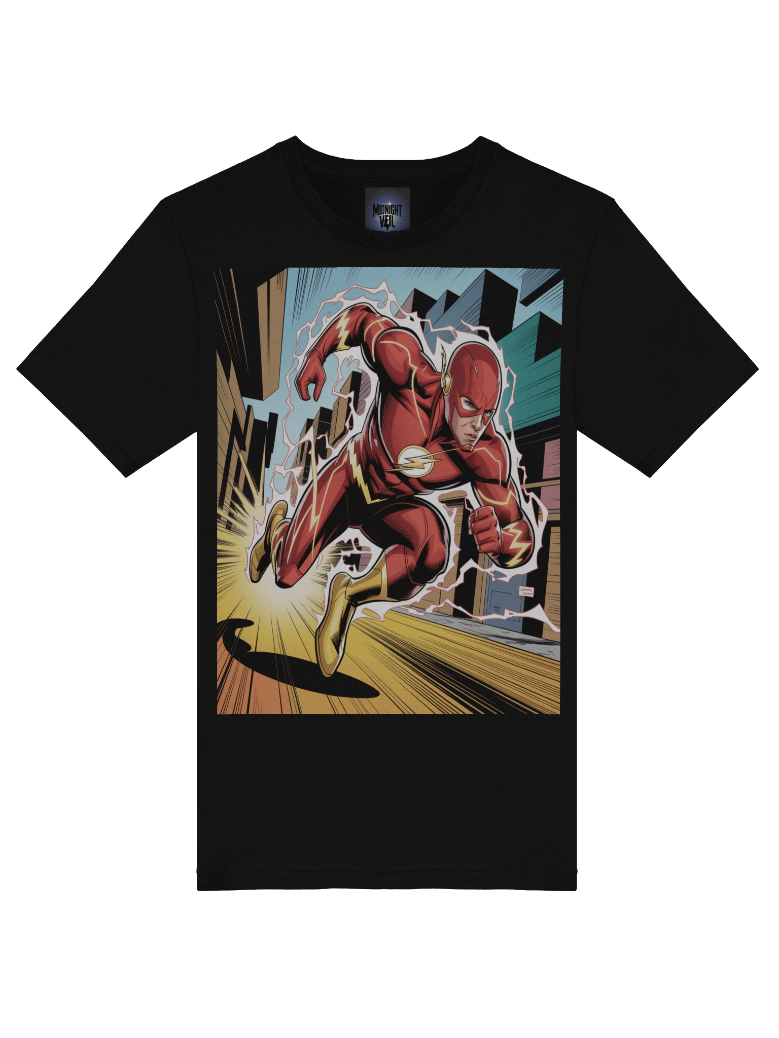 Urban Blitz: The Flash Metropolis Rush T-Shirt product image (7)