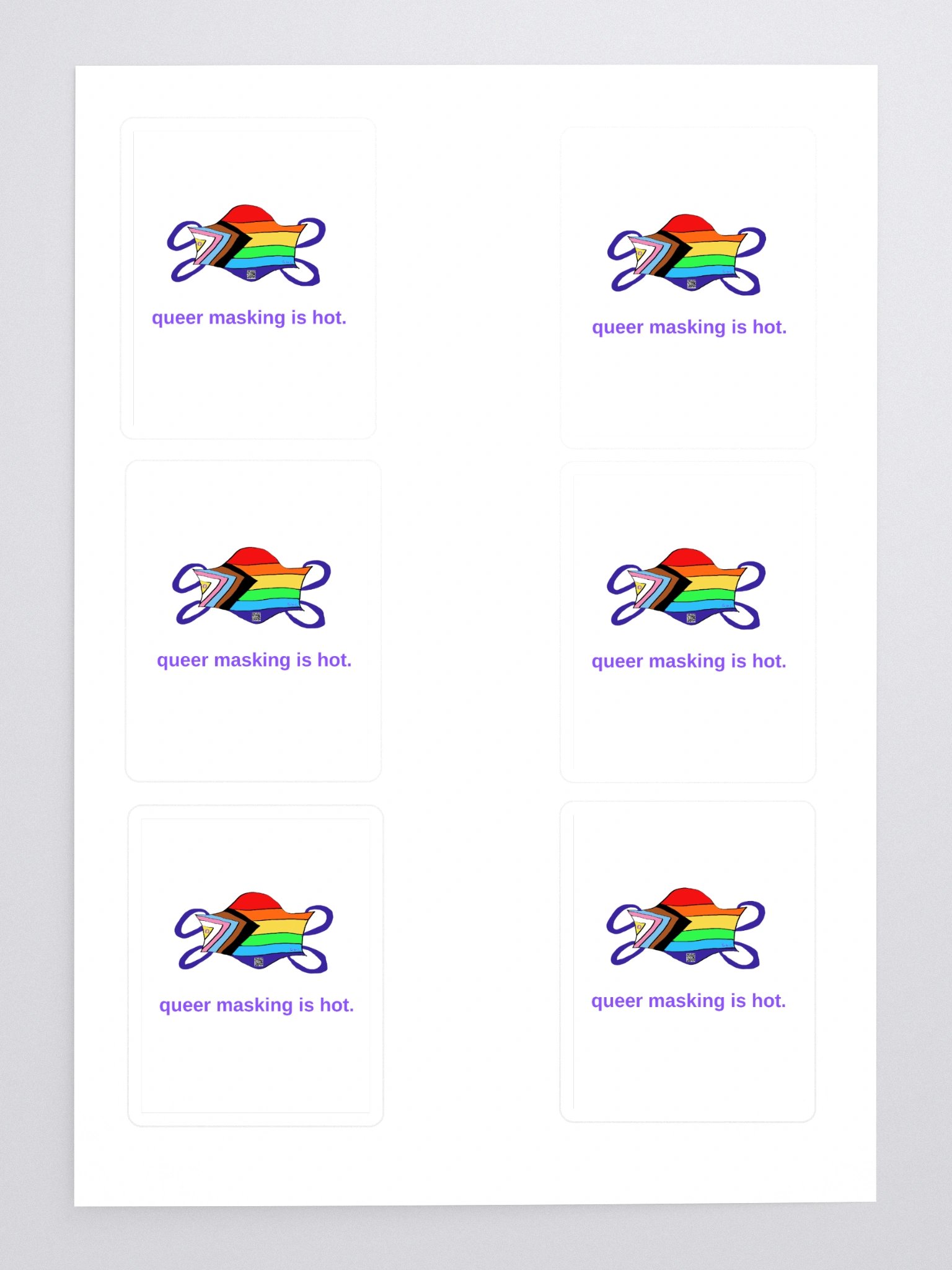 Queer Masking Is Hot sticker 6 pack product image (3)