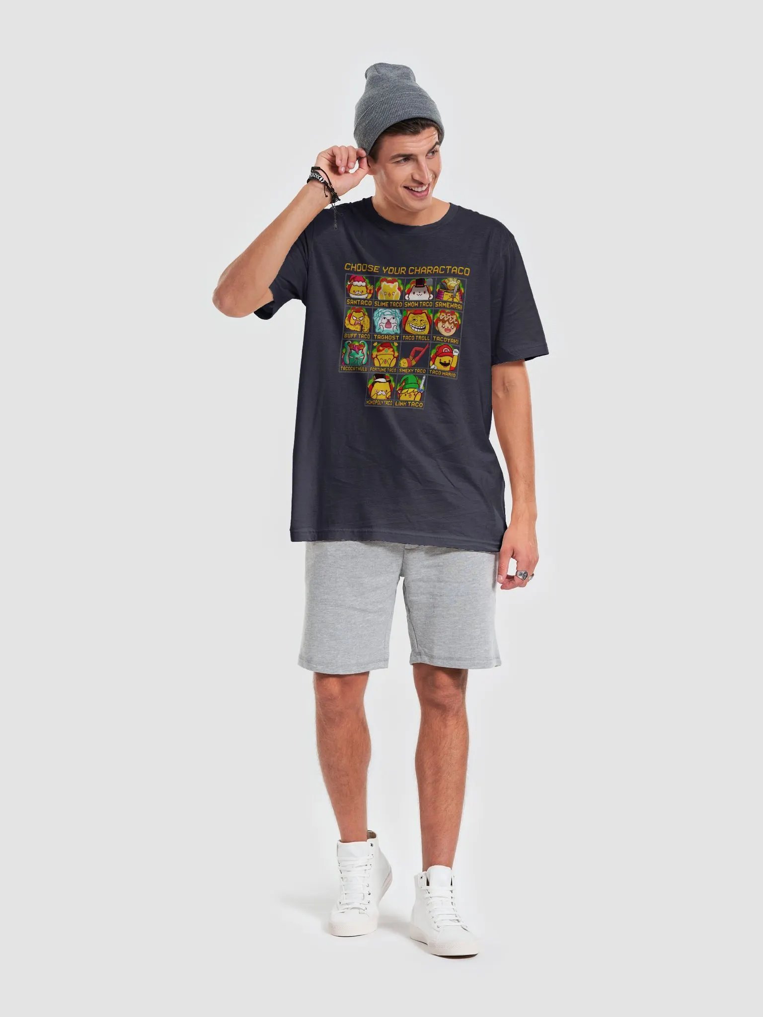 Choose Your Charactaco Retro Arcade Bella+Canvas TShirt product image (4)