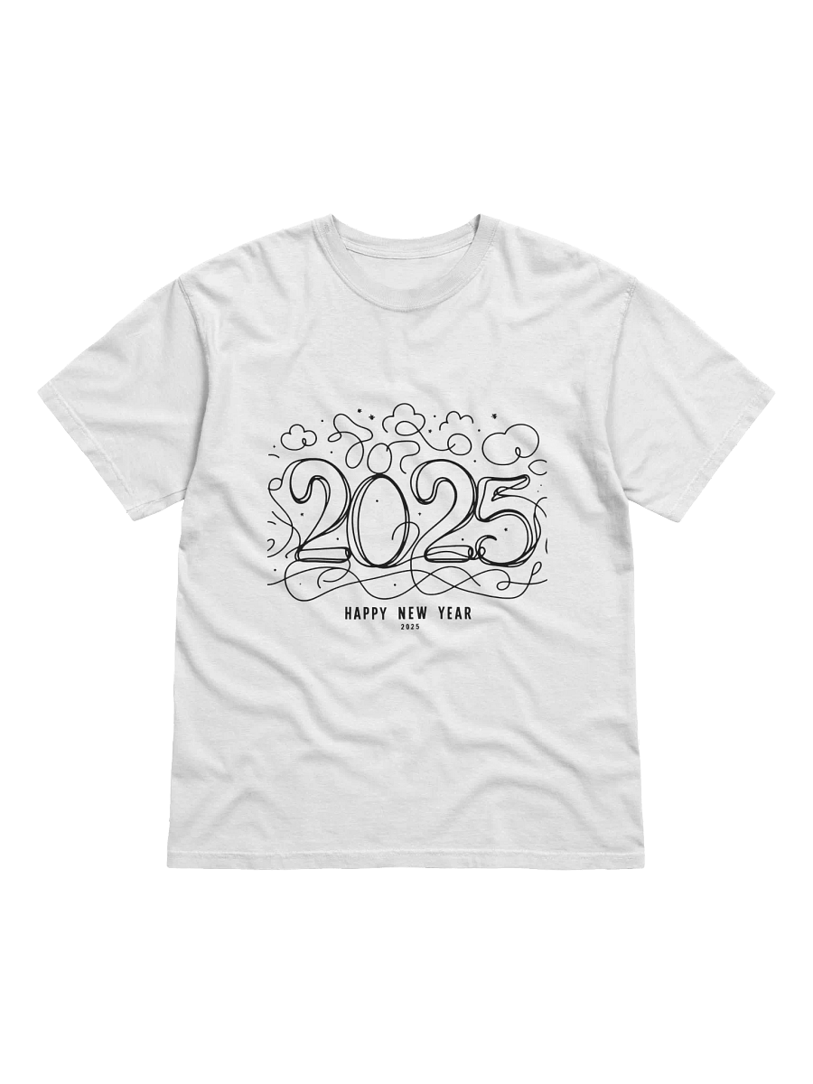 New Year Eve 2025 Line Art T-Shirt product image (33)