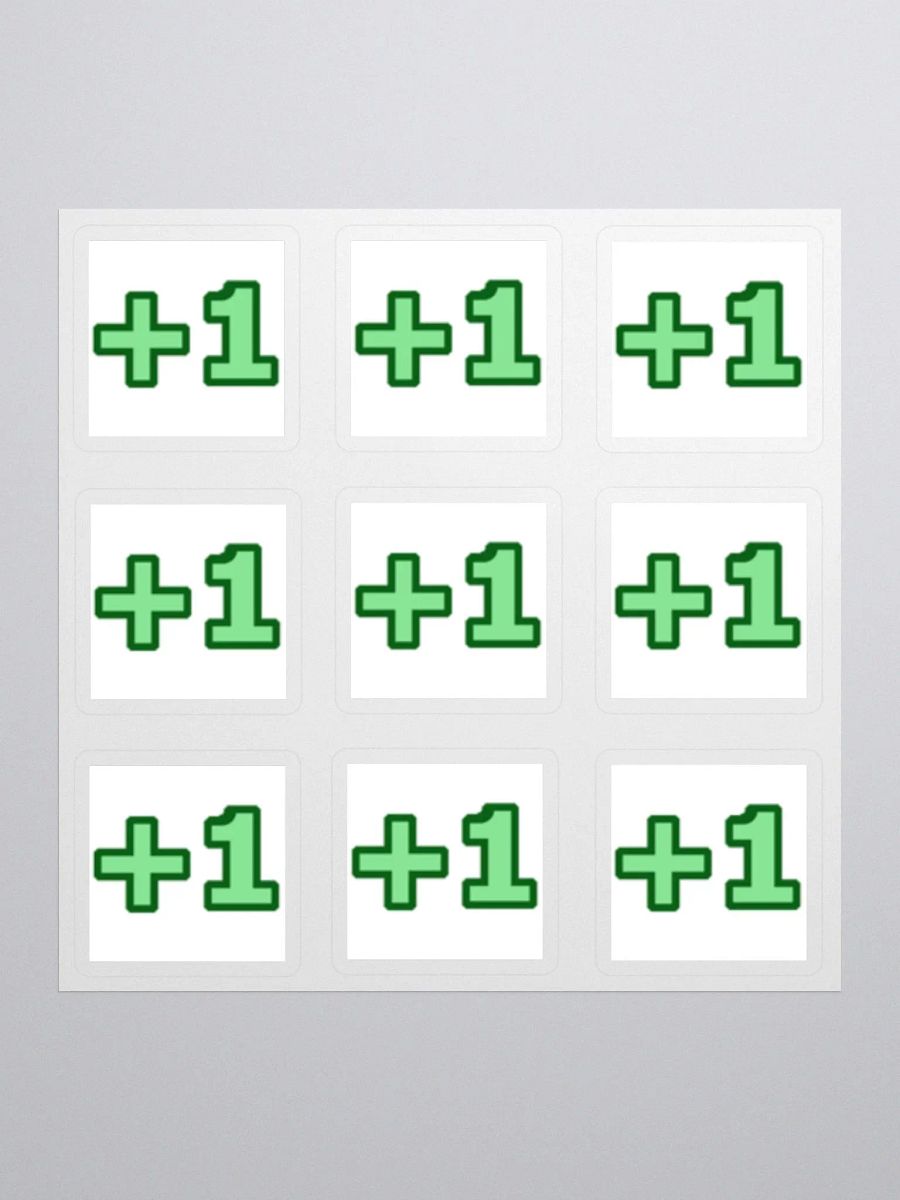 "Plus One" Stickers product image (1)