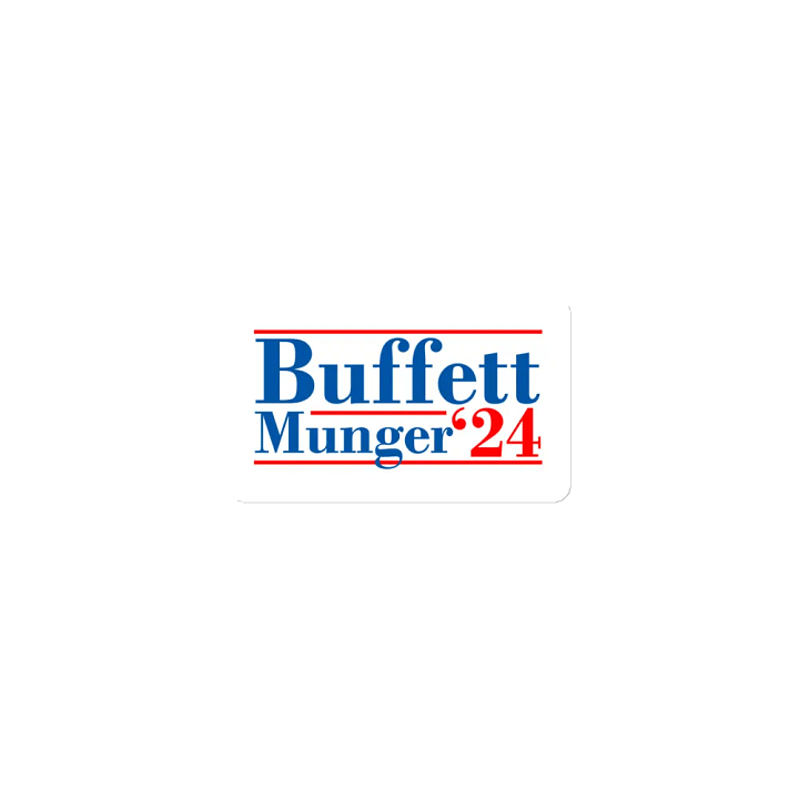 Buffett Munger '24 - Magnet, White product image (1)