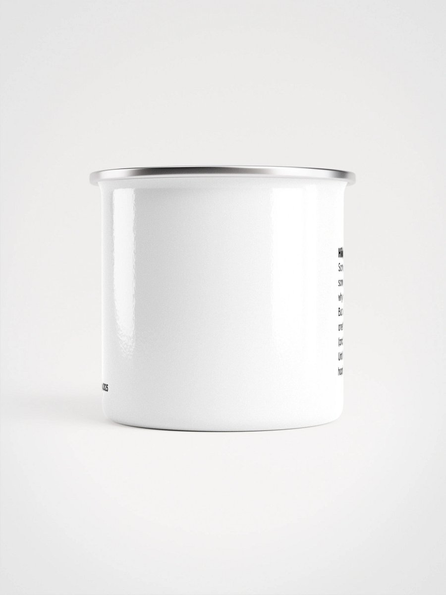 Hiking is like dating - Enamel Mug product image (2)