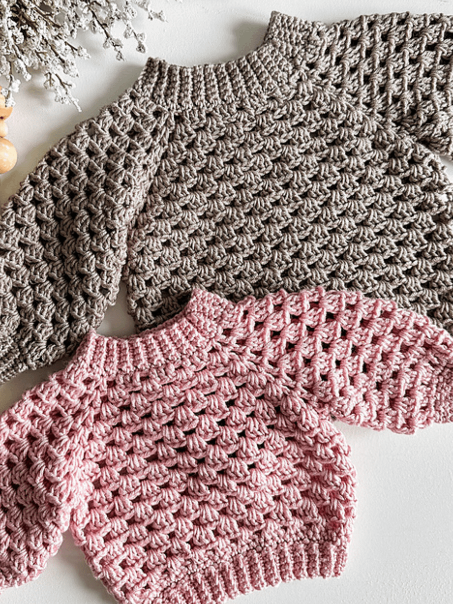 Mini Pop Pullover Crochet Pattern product image (6)