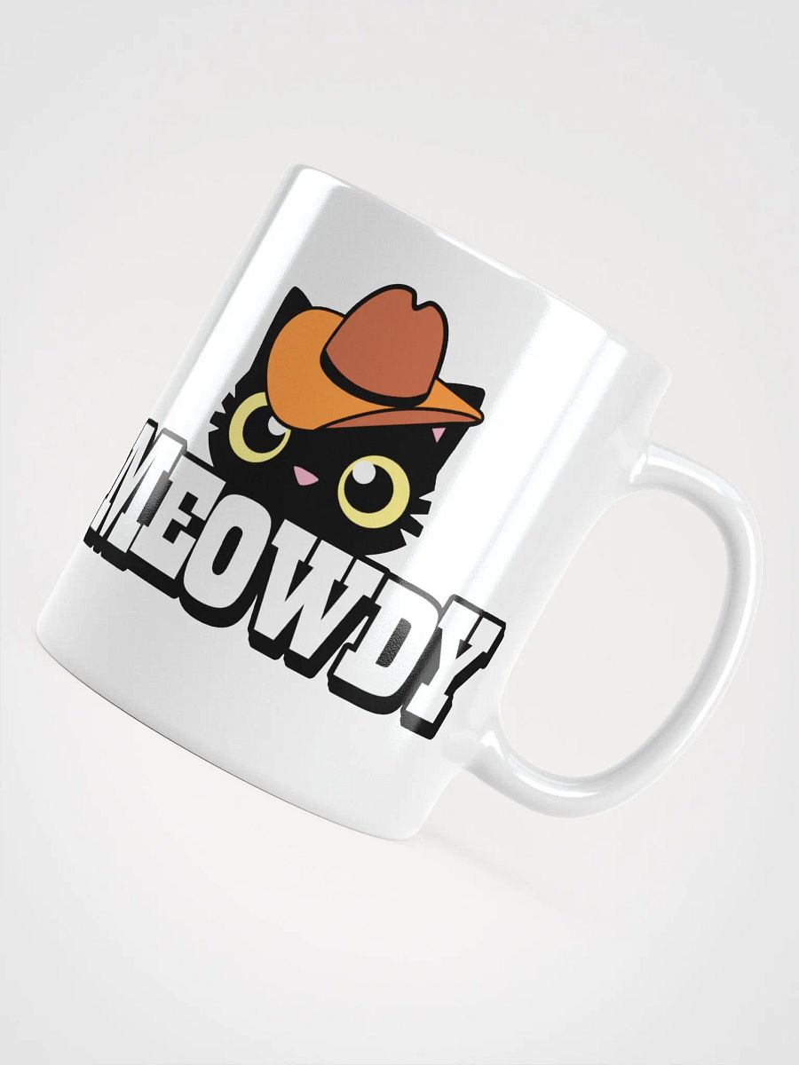 Meowdy Mug: Adorable Cat Cowboy Ceramic Coffee Mug product image (7)