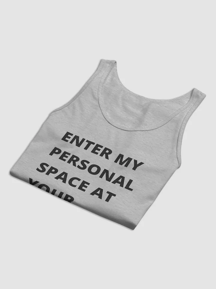 Personal Space Warning Jersey Tank product image (2)