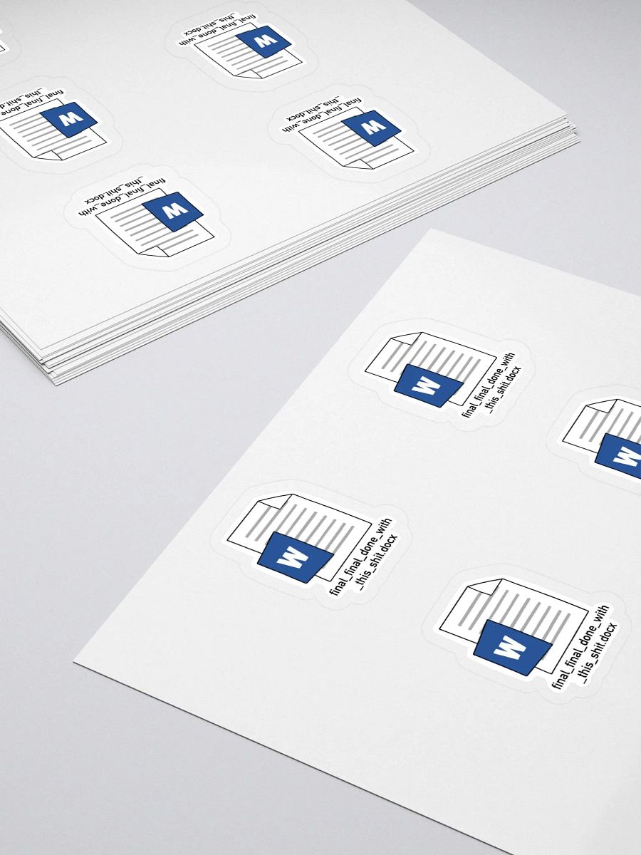 Final Name Sticker (MEDIUM Sheet) product image (4)