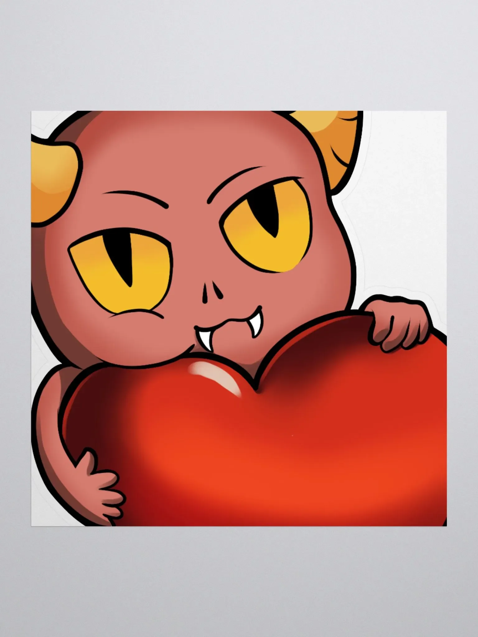 Heart Devil Kiss-Cut Stickers product image (3)