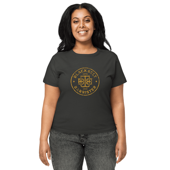 BBB Distressed Women's High-Waisted Tee Gold product image (17)