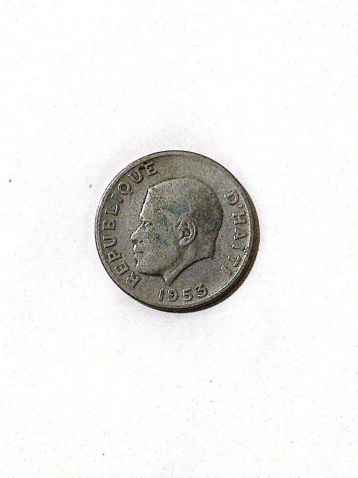 10-cent Haitian Gourde coin - Paul Eugène Magloire (1955) product image (1)