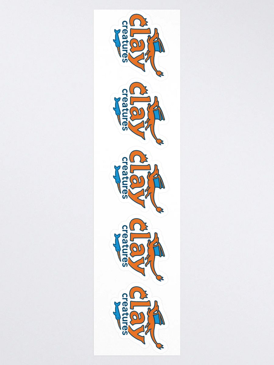Clay Creatures Kiss Cut Stickers (Set of 5) product image (3)