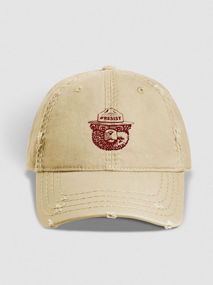Smokey RESIST BEAR Distressed Hat (Sedona) Alt National Parks Embroidered Cap product image (1)