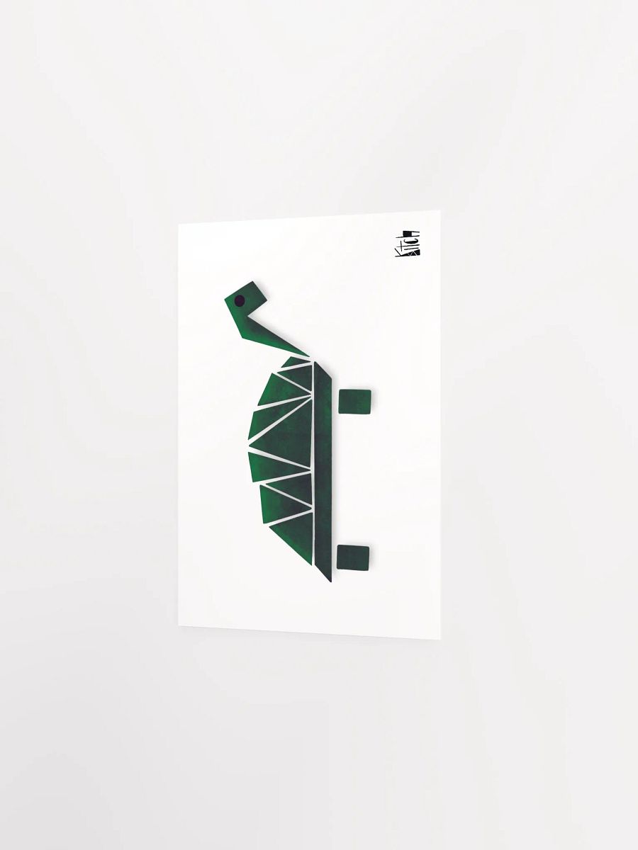 Geometric Tortoise Art Print product image (2)