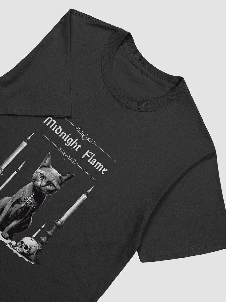 Mystical Goth Feline Relaxed Fit Tee Midnight Flame product image (3)