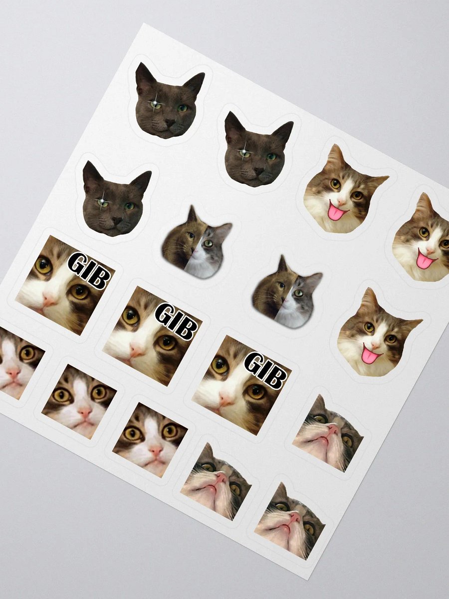 Domestic Purr Machines Meme Sticker Set product image (2)