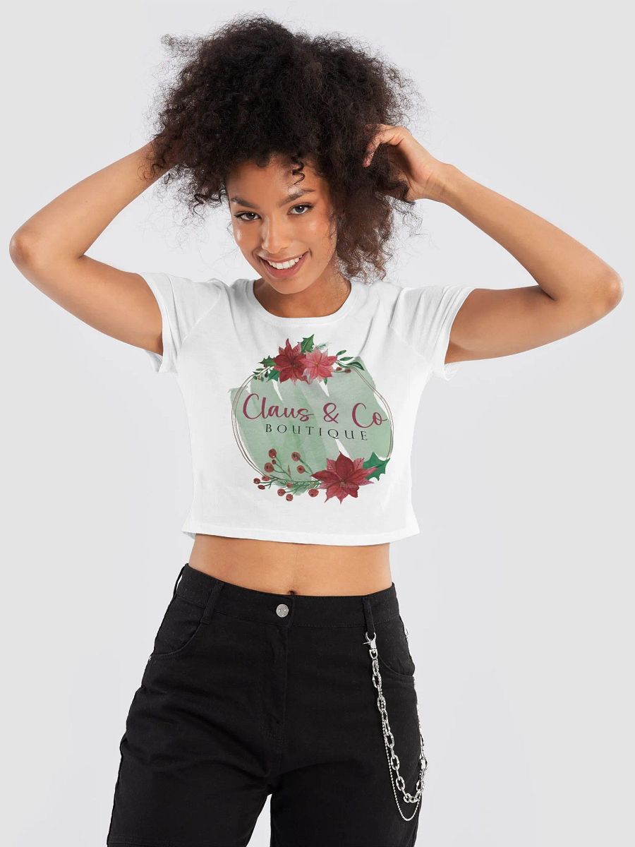 Women's Crop Tee - Claus & Co Merch product image (9)