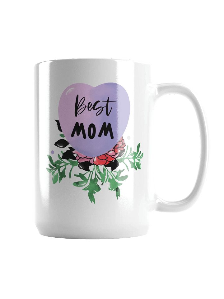 Floral Heart Best Mom Mug product image (2)
