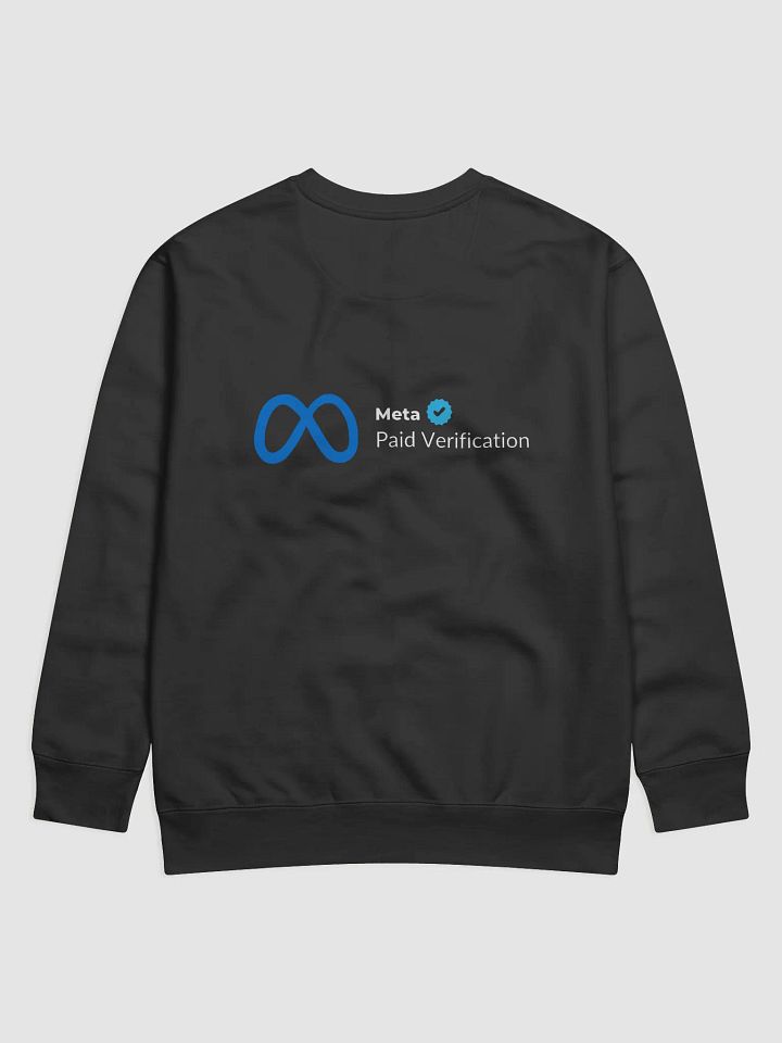 The Verified Edge Boys Long-Sleeve Shirt – Black | Meta Paid Verification product image (2)