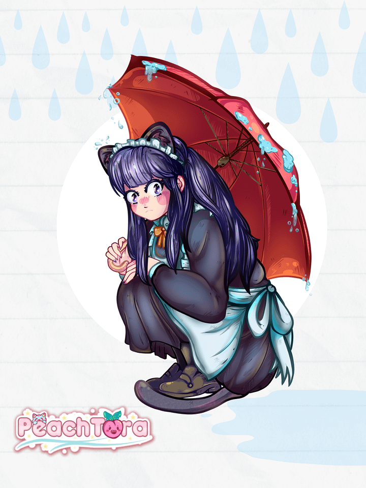 Rainy Day Komi 🌧 (Clear) product image (1)