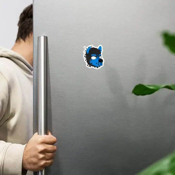 Pup Splatter Magnet - Blue product image (2)