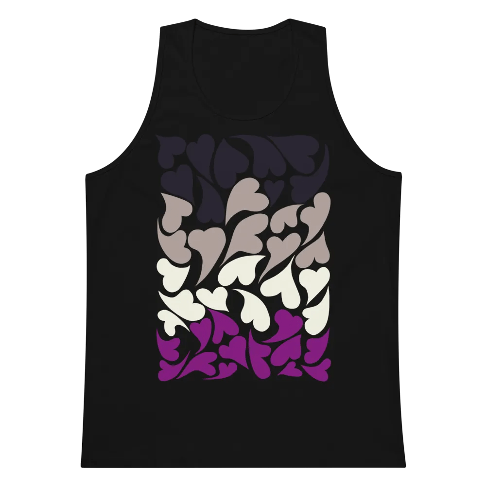 Nestled PRIDE Asexual Tank Top product image (8)