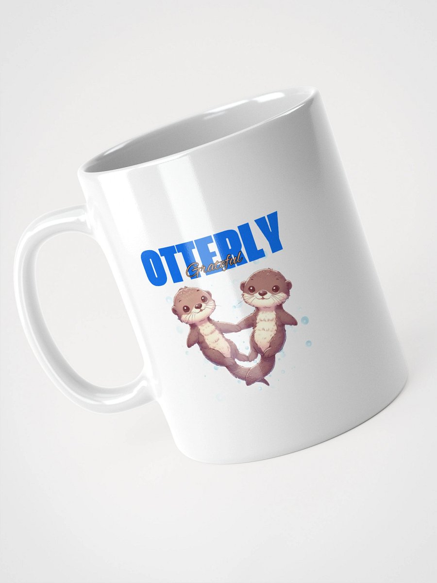 Otterly Grateful White Glossy Mug product image (12)