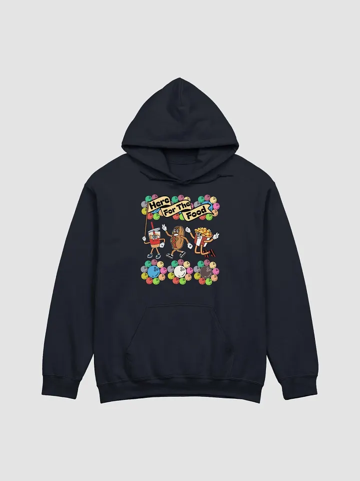 Here For The Food Bowling Cheerful Classic Hoodie product image (37)