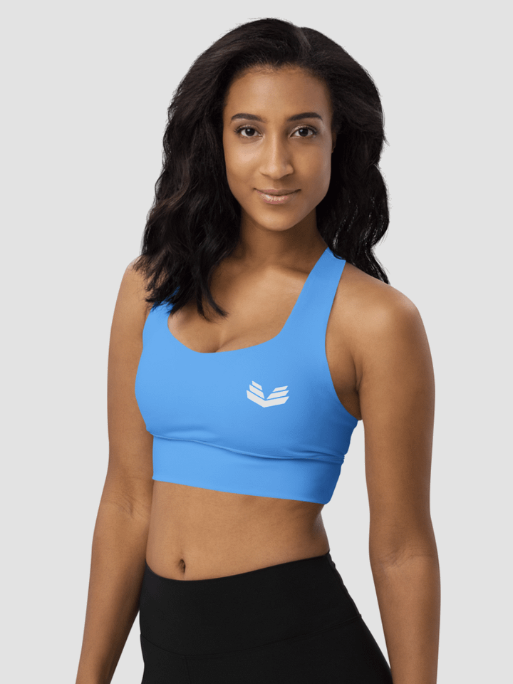 Longline Sports Bra - Blue Radiance product image (2)