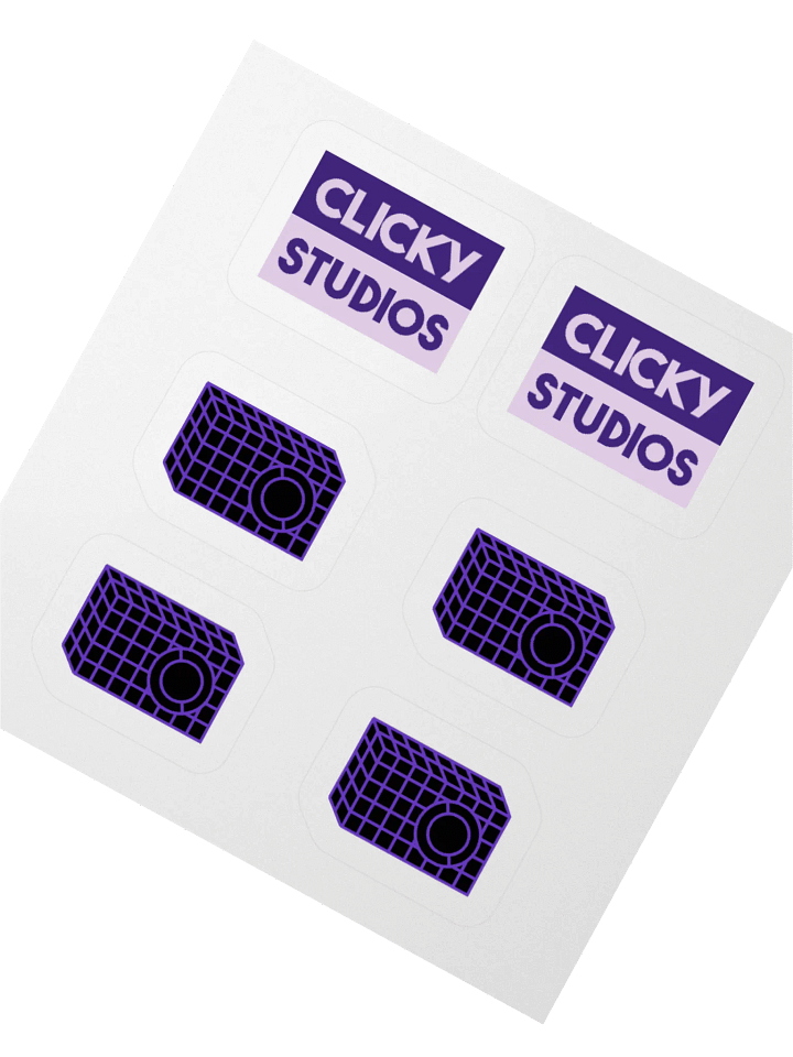 Clicky Studios Sticker Sheet product image (5)