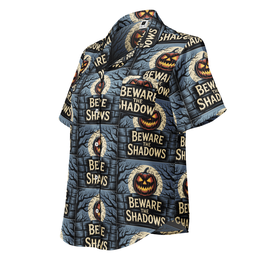 Midnight Veil Designs 'Beware the Shadows' Gothic Pyjama Top - All-Over Print Women's Short Sleeve product image (1)