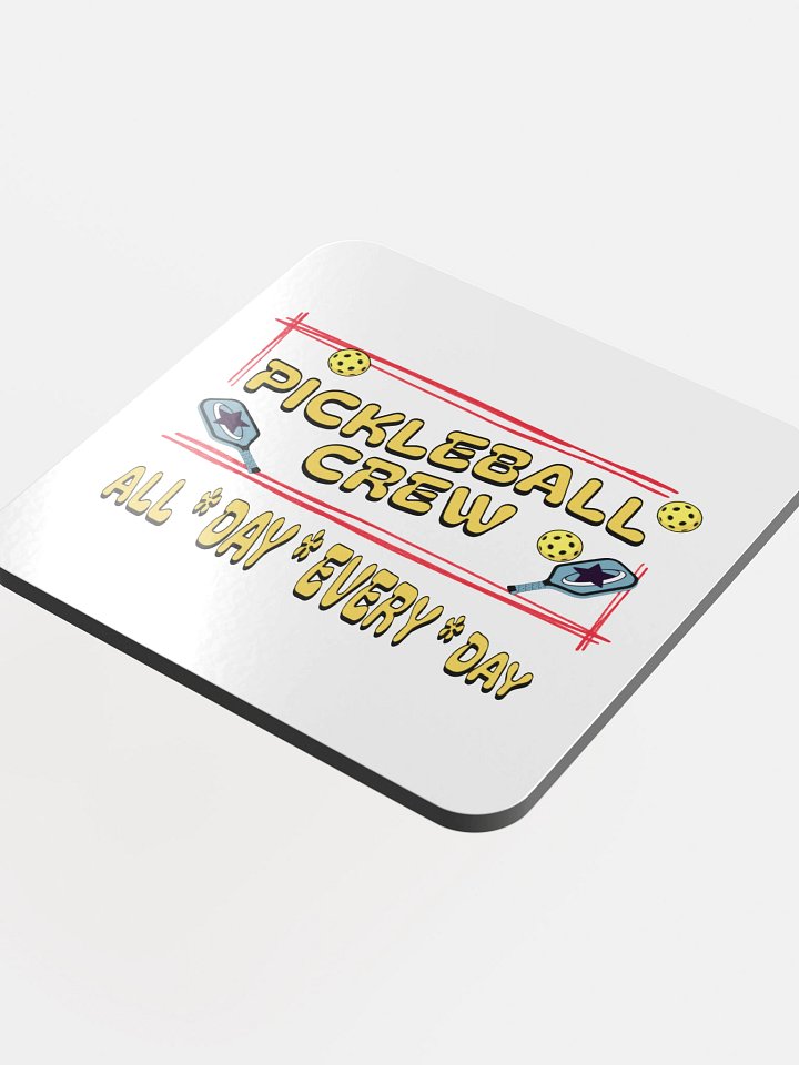 Pickleball Crew All Day Every Day Coaster Set product image (1)