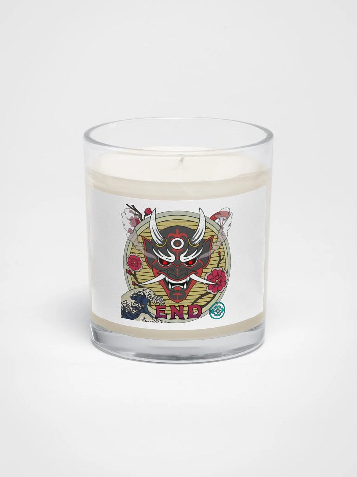Demon Mask Zen Cherry Blossom Soy Wax Candle product image (1)