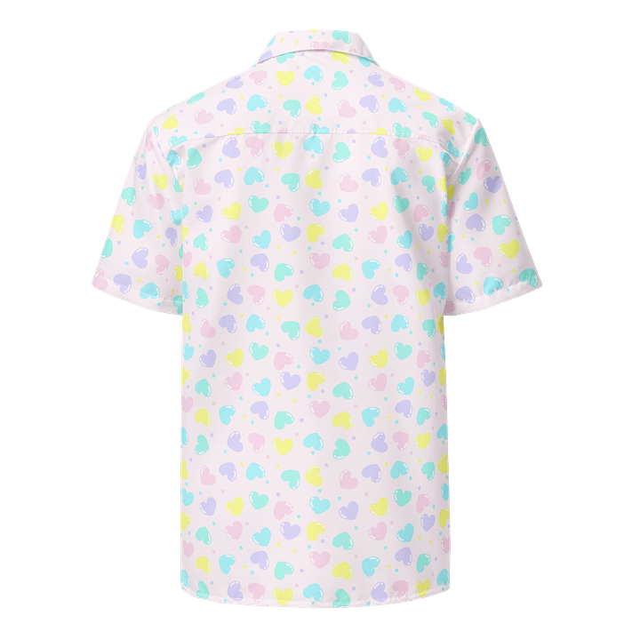 Pastel Love (Pink) button up shirt product image (2)